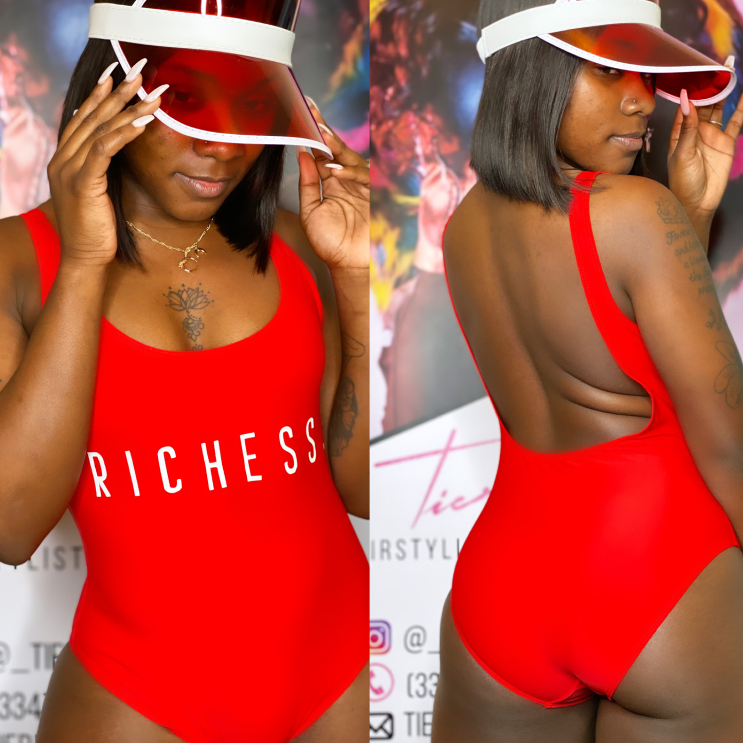 Richess One Piece Swimsuit | 3 Colors Available