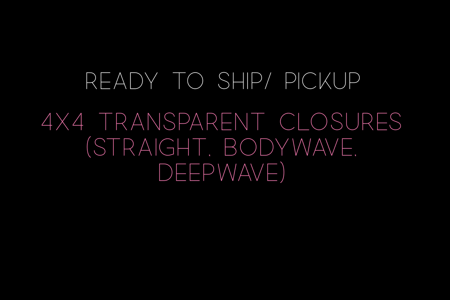 Ready to Ship | 4x4 Virgin Brazilian Closure