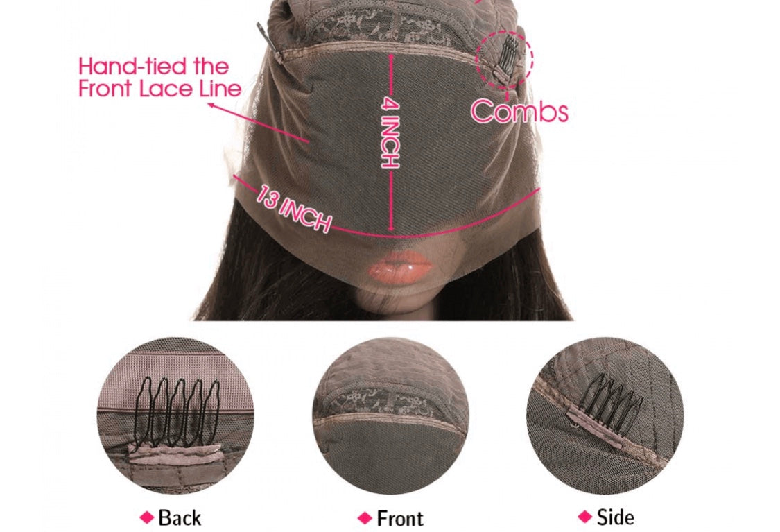 613 Virgin Brazilian Lace Frontal Wig